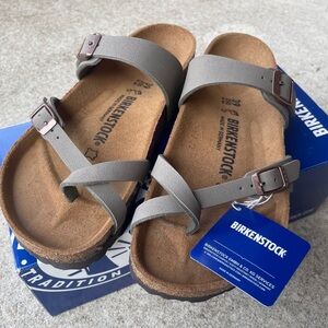 Birkenstock Mayari stone sandals 39 sz 8